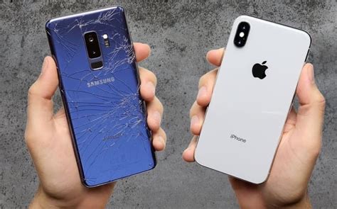 iphone x vs s9 plus drop test|Samsung Galaxy S9 Plus vs Apple iPhone X .